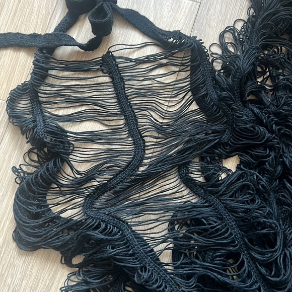 Pretty Little Thing Black Sheer Maxi Dress Swim Cover Up Size XXXL - Picture 2 of 3